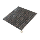 Umber Brown Gold 12x12 Glossy Uniform Square Glass Mosaic Tile (20 pack, 20 sq ft/case) by Apollo Tile