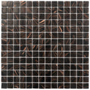 Umber Brown Gold 12x12 Glossy Uniform Square Glass Mosaic Tile (20 pack, 20 sq ft/case)