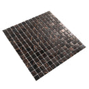 Umber Brown Gold 12x12 Glossy Uniform Square Glass Mosaic Tile (20 pack, 20 sq ft/case)