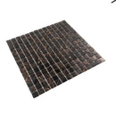 Umber Brown Gold 12x12 Glossy Uniform Square Glass Mosaic Tile (20 pack, 20 sq ft/case) by Apollo Tile