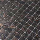 Umber Brown Gold 12x12 Glossy Uniform Square Glass Mosaic Tile (20 pack, 20 sq ft/case) by Apollo Tile