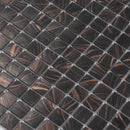 Umber Brown Gold 12x12 Glossy Uniform Square Glass Mosaic Tile (20 pack, 20 sq ft/case)