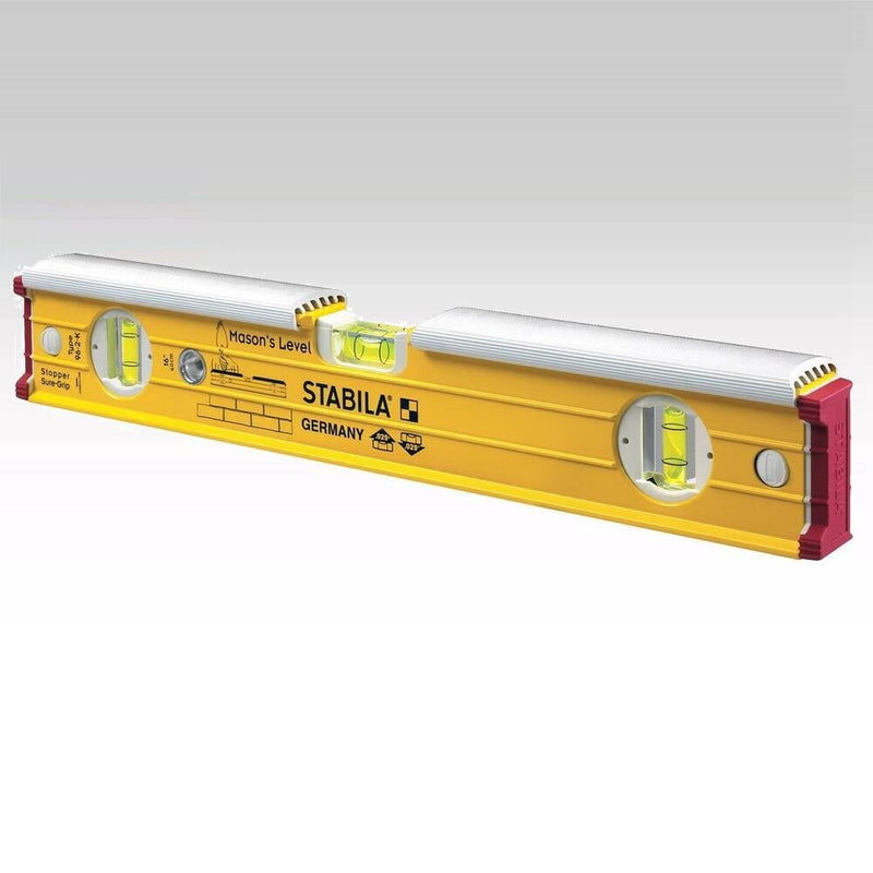 Stabila 36416 Type 196-2 K Mason Spirit Levels 16 inch