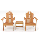 Adirondack Chair Set of 2 with Side Table - Stackable by LJGDeals