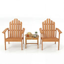 Adirondack Chair Set of 2 with Side Table - Stackable by LJGDeals