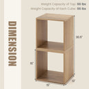 Cube Storage Organizer Set of 2 for Living Room Bedroom Study by LJGDeals