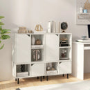 Stackable Bookcase with Adjustable Shelf and Cubes-White by LJGDeals
