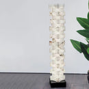 Stacked Alabaster Squares Floor Lamp