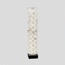 Stacked Alabaster Squares Floor Lamp