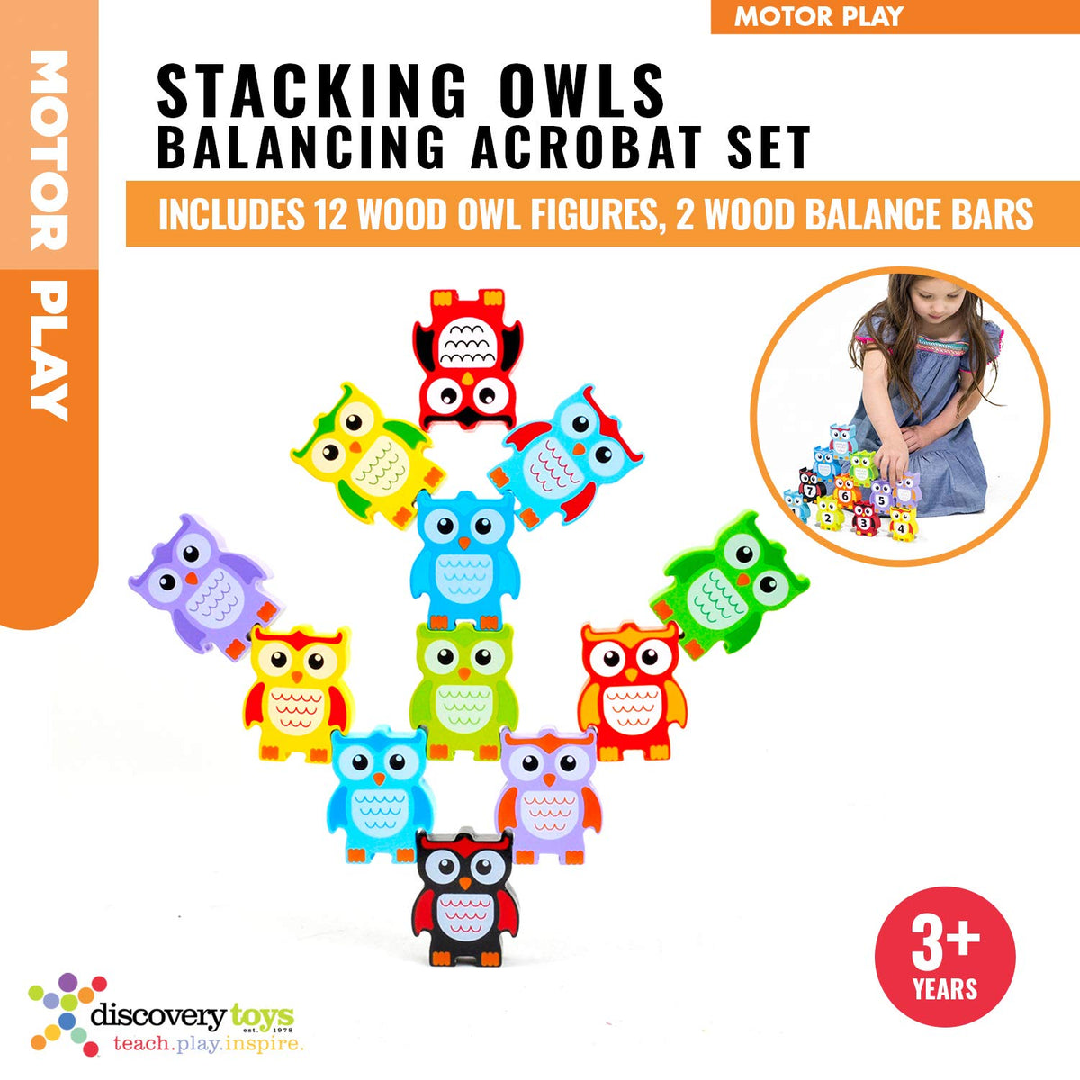 STACKING OWLS Wood Balance Challenge, photo 3 of 17