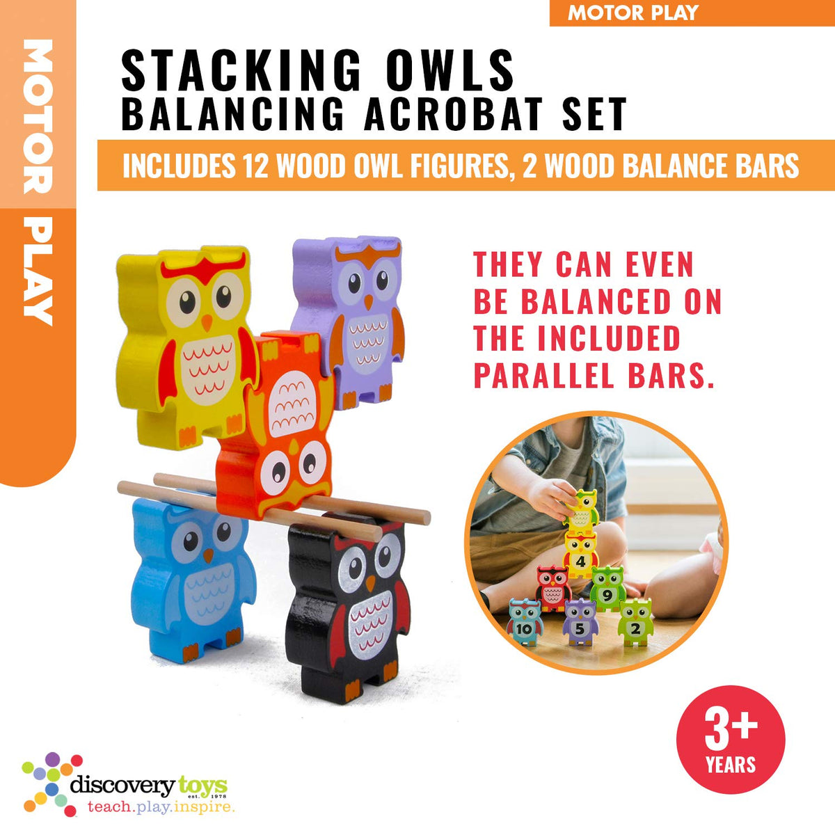 STACKING OWLS Wood Balance Challenge, photo 5 of 17