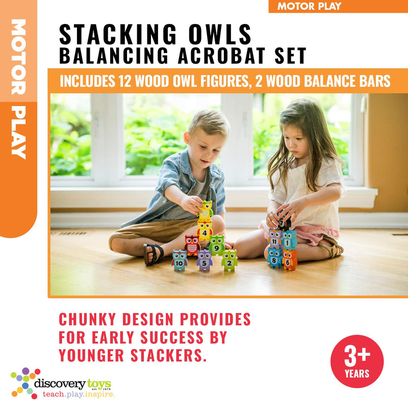 STACKING OWLS Wood Balance Challenge, photo 4 of 17
