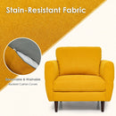 Modern Upholstered Accent Chair Single Sofa Armchair by LJGDeals