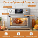 Stainless Steel Countertop Convection Oven with Bake-Silver by LJGDeals