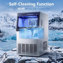 Stainless Steel Spary Ice Maker with 30 LBS Storage Capacity and 80 LBS Per Day by DirectDeals