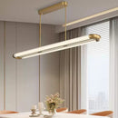 Stainless Steel Long Strip Pendant Light
