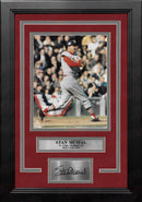 Stan Musial in Action St. Louis Cardinals 8" x 10" Framed Baseball Photo with Engraved Autograph by Dynasty Sports & Framing