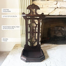 Vintage Inspired Intricate Metal Umbrella Stand by Decor Steals