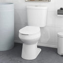 Standard Toilet with 17.5 Inch ADA Comfort Chair Height Seat by LJGDeals