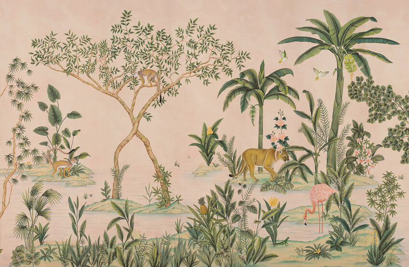Indian Tropical Wallpaper Mural