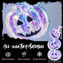 Standing 150 LED Lighted Pumpkin Halloween Decoration with Base by LJGDeals