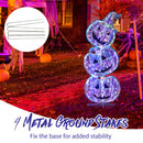 Standing 150 LED Lighted Pumpkin Halloween Decoration with Base