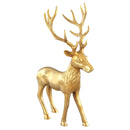 Standing Reindeer Statue Aluminum Deer Sculpture for Indoors Christmas Decor by LJGDeals