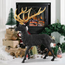 Standing Reindeer Statue Aluminum Deer Sculpture for Indoors Christmas Decor by LJGDeals