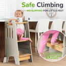 Standing Toddler Tower with Sliding Safety Door