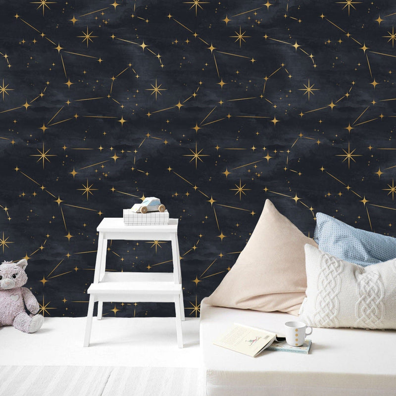 Starry Night Sky Galaxy Peel and Stick Wallpaper Mural