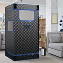 Portable Steam Sauna with 3L Steam Generator Remote Control Wood Foot Massager and Foldable Chair for Home by LJGDeals