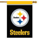 Pittsburgh Steelers 27" x 37" Vertical Flag by Dynasty Sports & Framing