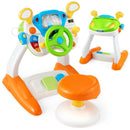 Kids Steering Wheel Pretend Play Toy Set with Lights and Sounds by LJGDeals