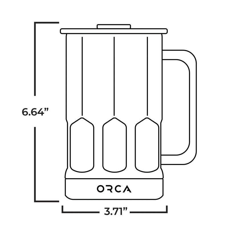 STEIN™ 28OZ TUMBLER Beer Stein Drink Mug Tumbler with Handle and Lid; Keeps Drinks Ice Cold