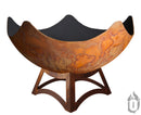 "Stellar" Artisan Fire Bowl with Hollow Base (Made In USA)