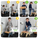1-Step Wooden Stool for Kids by Ocodile.com