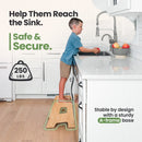 2-Step Wooden Stool for Kids