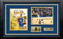 Steph Curry Golden State Warriors 2022 NBA Champions Framed Photo Collage with Engraved Autograph by Dynasty Sports & Framing