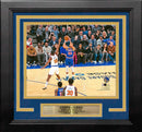 Steph Curry 3-Point Record-Breaking Shot Golden State Warriors 8" x 10" Framed Basketball Photo by Dynasty Sports & Framing