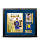 Steph Curry Finals MVP Photo & Autographed Card Golden State Warriors Framed Collage - 1/316 by Dynasty Sports & Framing