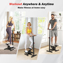 Steppers for Exercise Twist Stair Stepper Workout Equipmen-Black
