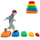 Stepping Stone for Kids 5Pcs Non-Slip Toddler River Stone Set-Multicolor by LJGDeals