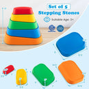 Stepping Stone for Kids 5Pcs Non-Slip Toddler River Stone Set-Multicolor by LJGDeals