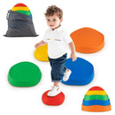 Stepping Stones for Kids 5 PCS Non-Slip Balance Stones with Storage Bag by LJGDeals