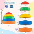 Stepping Stones for Kids 5 PCS Non-Slip Balance Stones with Storage Bag by LJGDeals