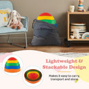 Stepping Stones for Kids 5 PCS Non-Slip Balance Stones with Storage Bag by LJGDeals
