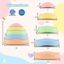 Stepping Stones for Kids 5 PCS Non-Slip Balance Stones with Storage Bag by LJGDeals