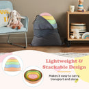 Stepping Stones for Kids 5 PCS Non-Slip Balance Stones with Storage Bag by LJGDeals