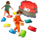 Stepping Stones for Kids 9 Pieces Non-Slip Toddler Stepping Stones Balance Sensory Toys-Multicolor by LJGDeals