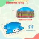 Stepping Stones for Kids 9 Pieces Non-Slip Toddler Stepping Stones Balance Sensory Toys-Multicolor by LJGDeals